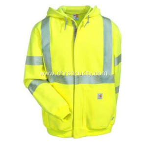 Men's Flame-Resistant High-Visibility Hooded Sweatshirt